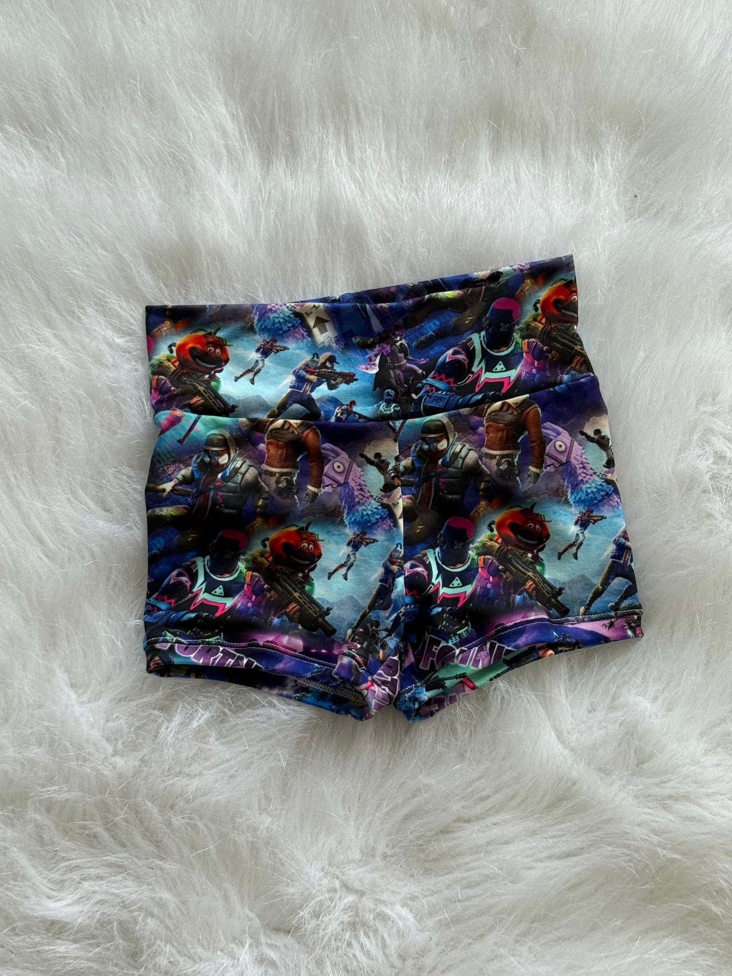 Video game-short biker shorts-5t