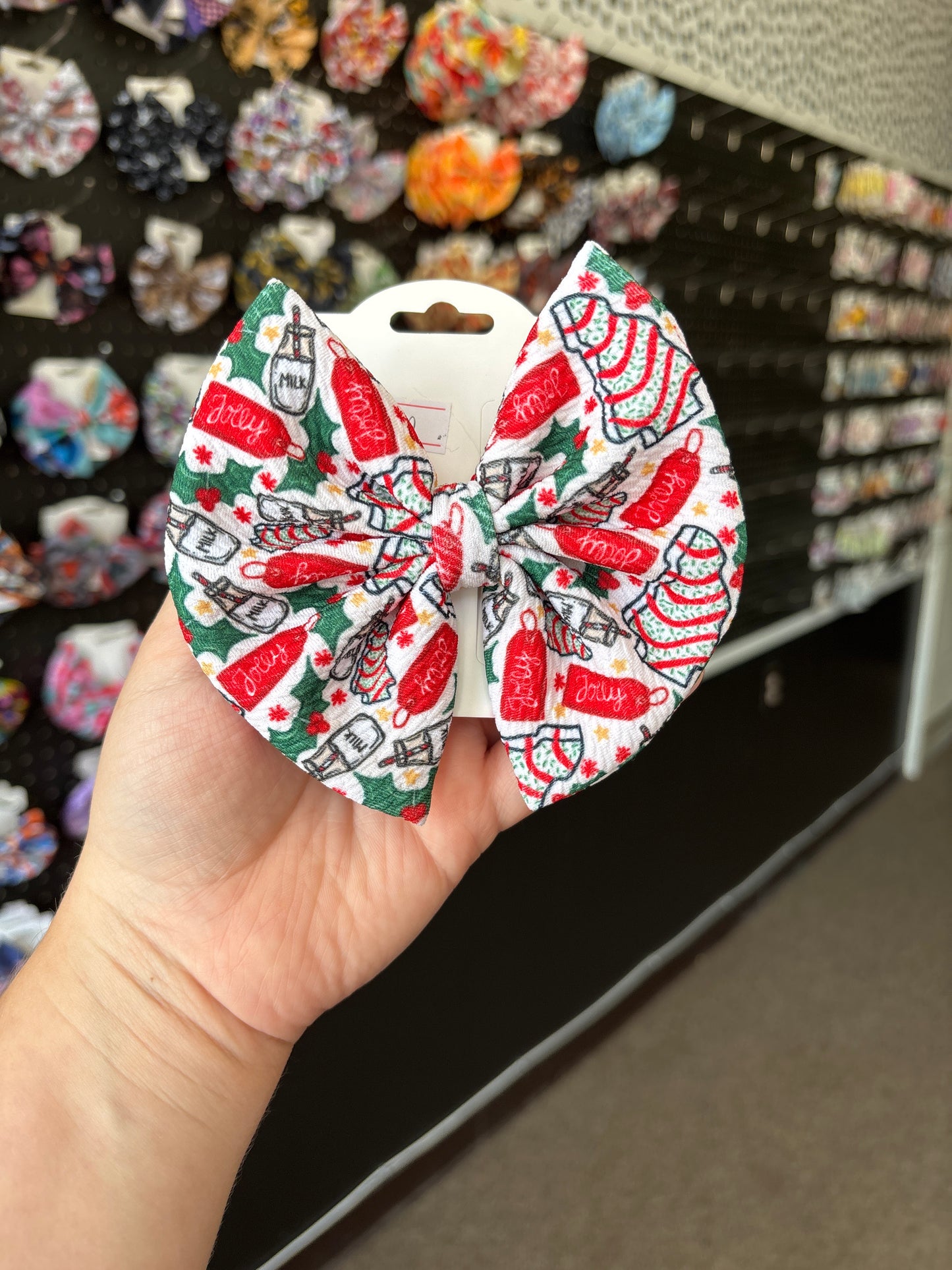 Christmas snacks-basic bow