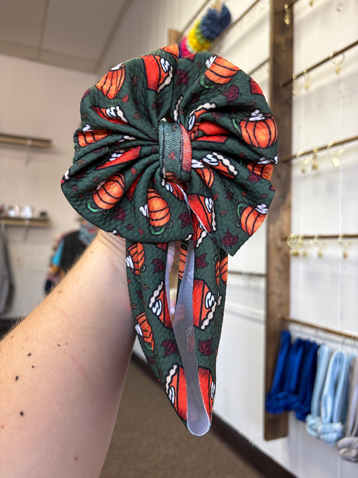 Pumpkin spice messy wrap-toddler