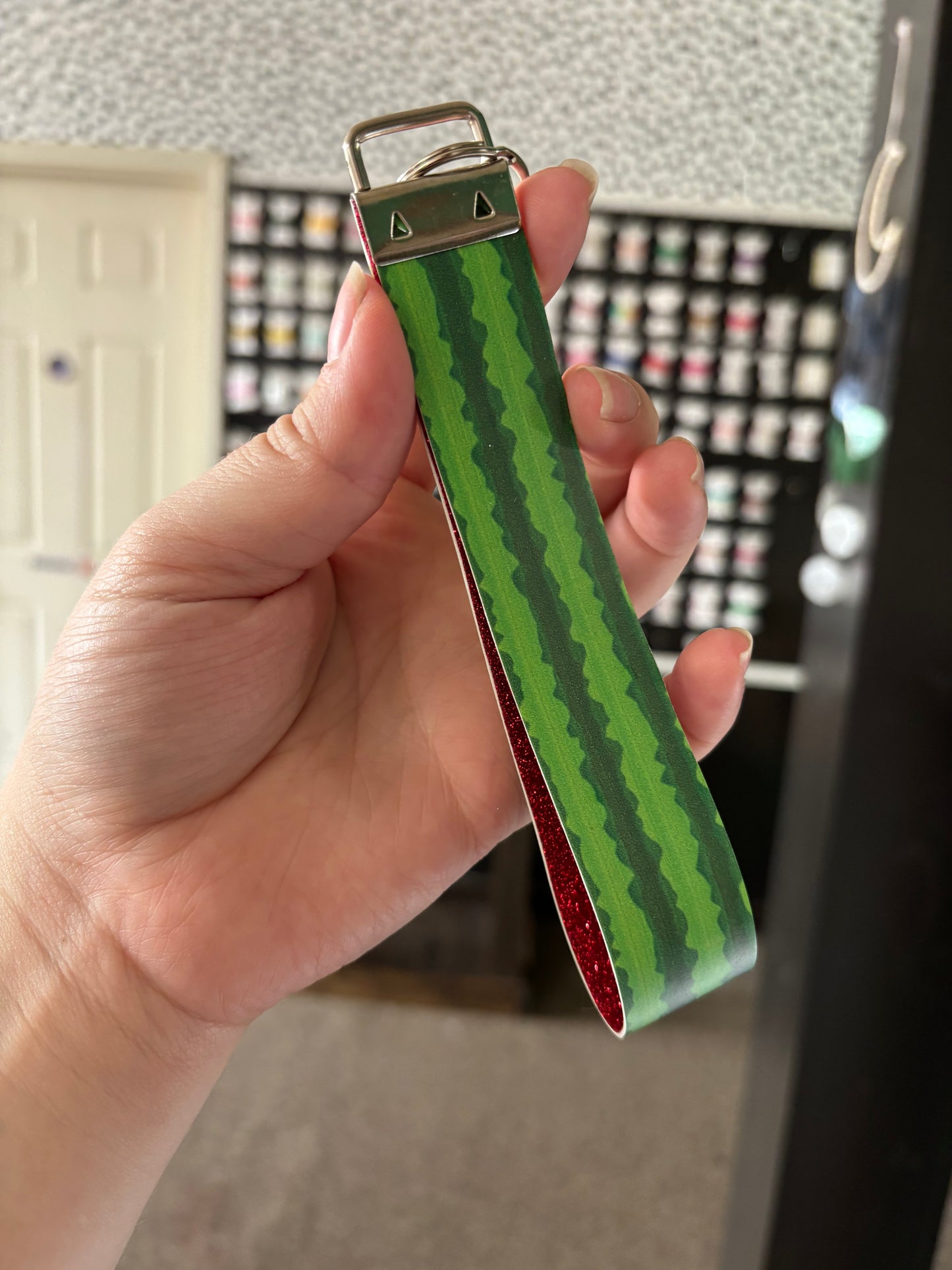 Watermelon key chain