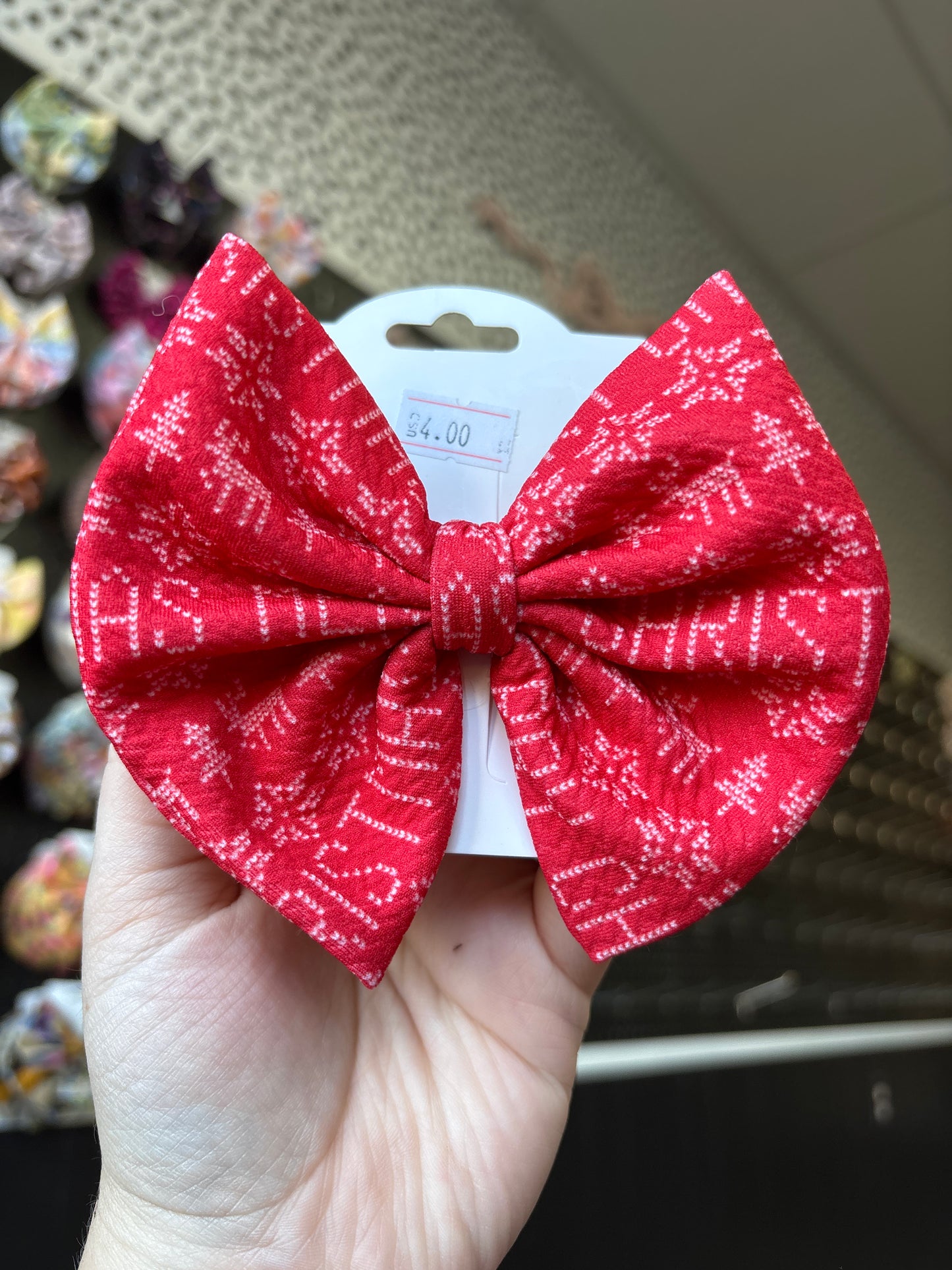 Merry Christmas regular bow