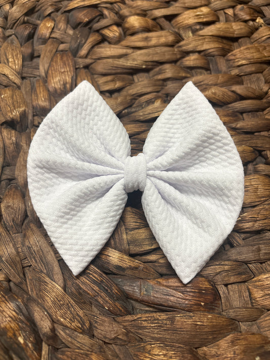 Ultra white regular bow