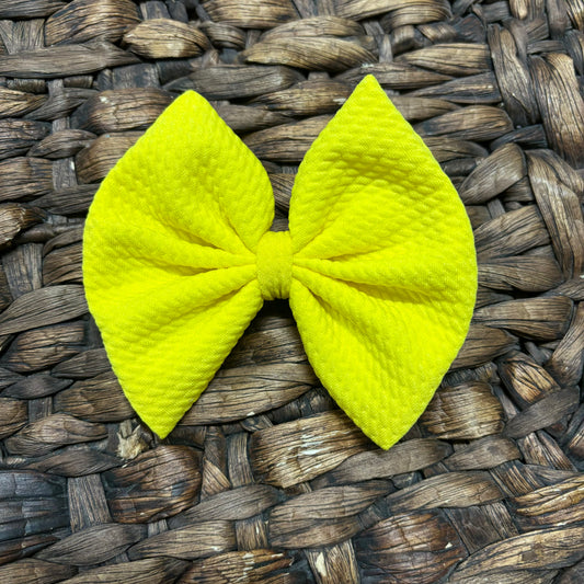 Sun shine yellow regular style bow