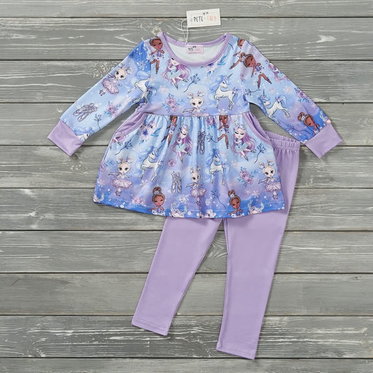 Wintry dance 2 piece set