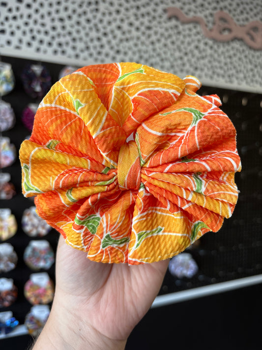 Pumpkin shredded bow