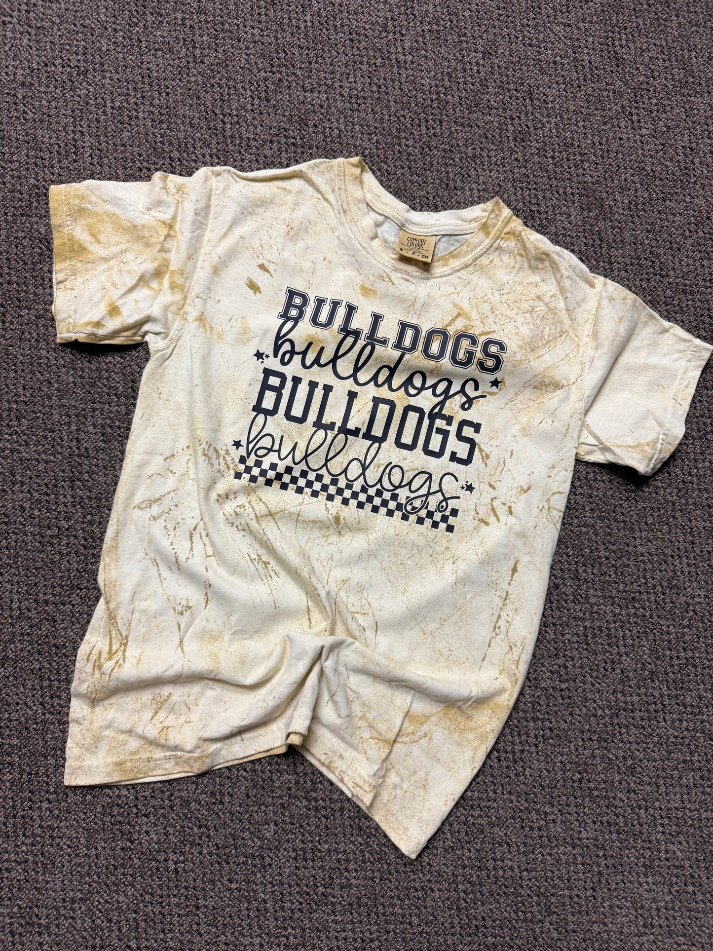 Bulldogs- tshirt by berk&co- adult small