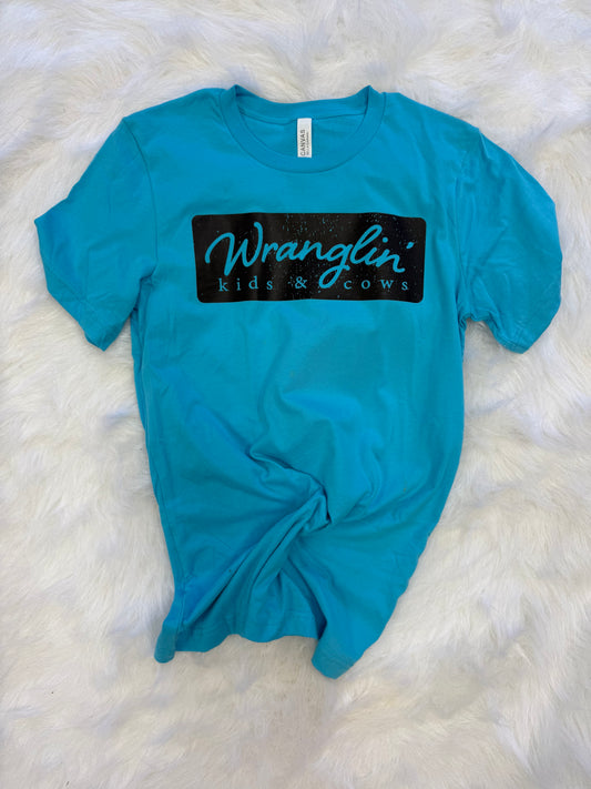 Wranglin- tshirt by berk&co- adult small