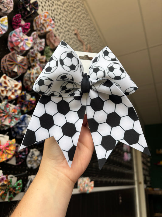 Soccer- cheer style bow