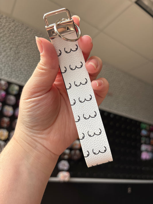 Boobies key fob