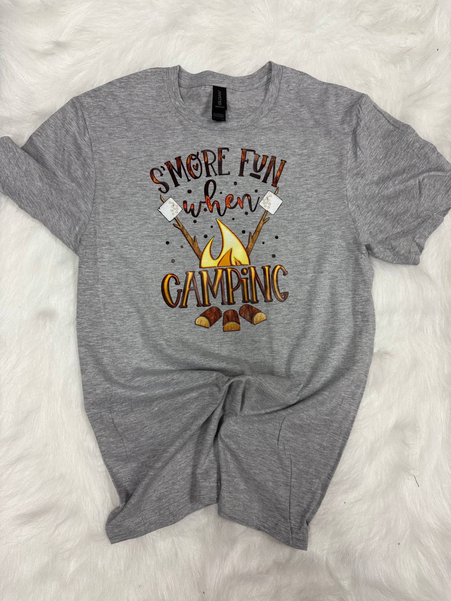 Camping- tshirt- adult small
