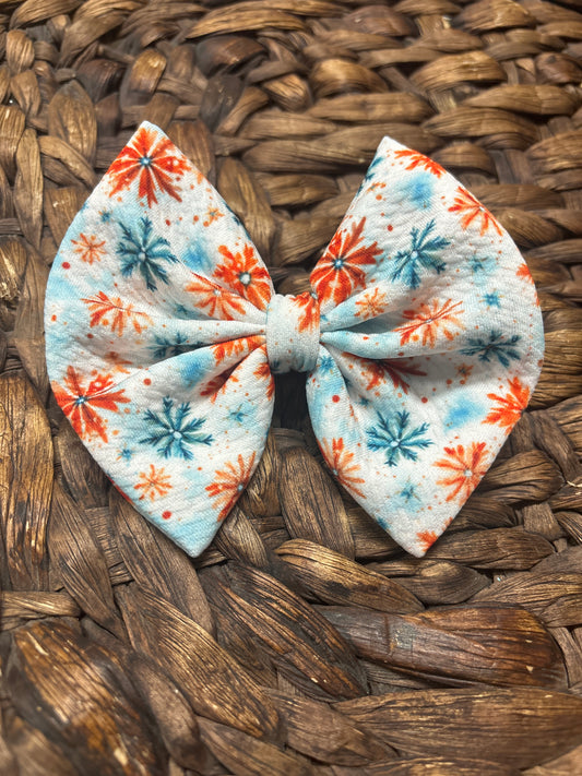 Snowflakes regular bow