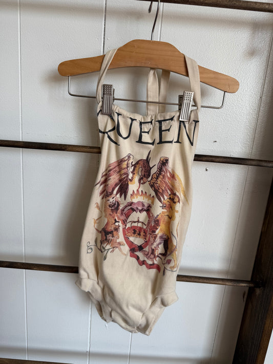 3t-Queen-halter romper
