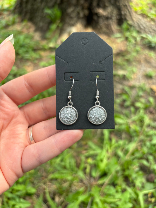 Silver durzy dangle earrings