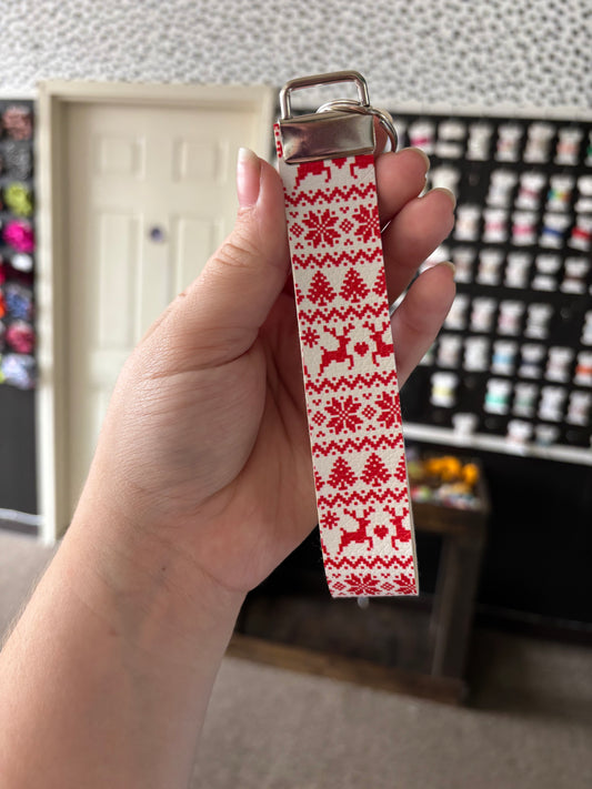 Christmas sweater key chain