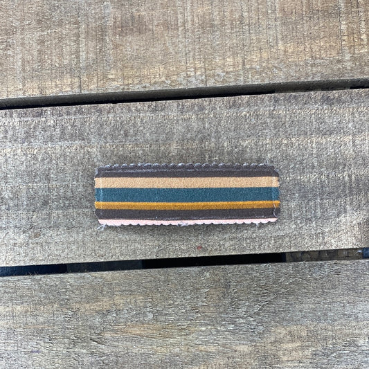 Retro stripes snap clip