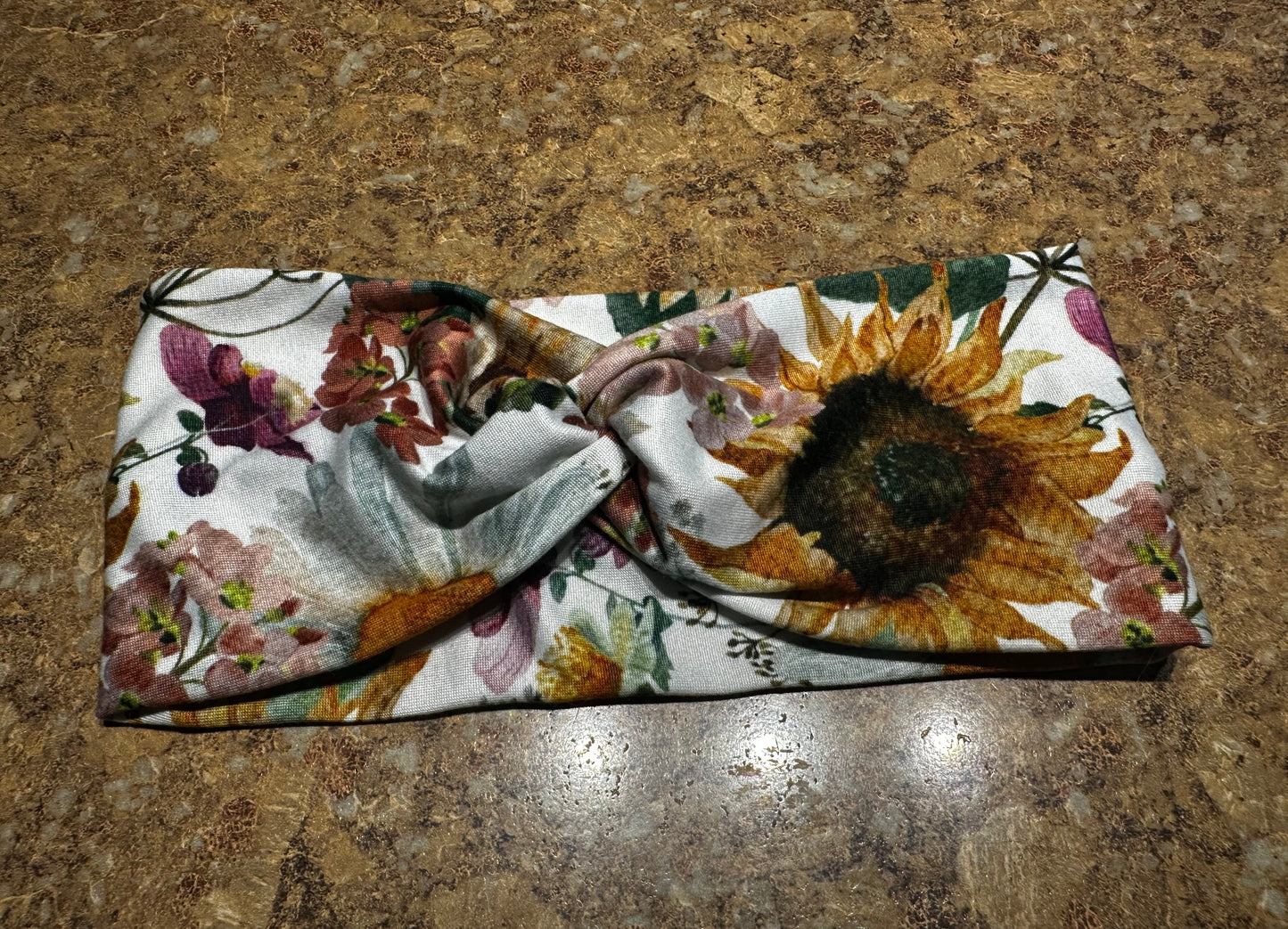 Sunflower Floral Headband