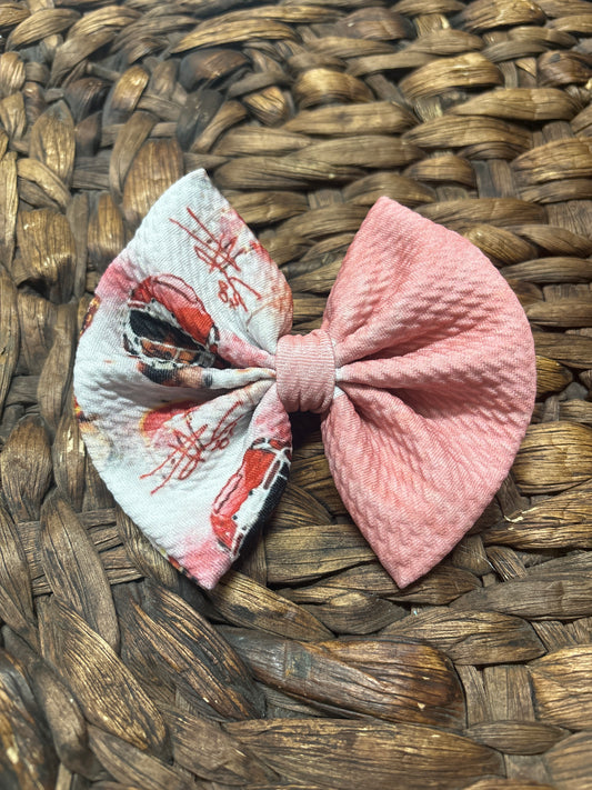 #87 two toned regular bow