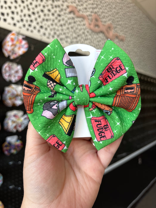 Little lambs custom oh fudge! Regular style bow