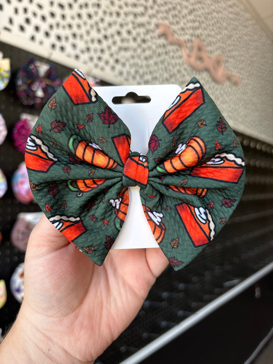 Pumpkin spice regular bow