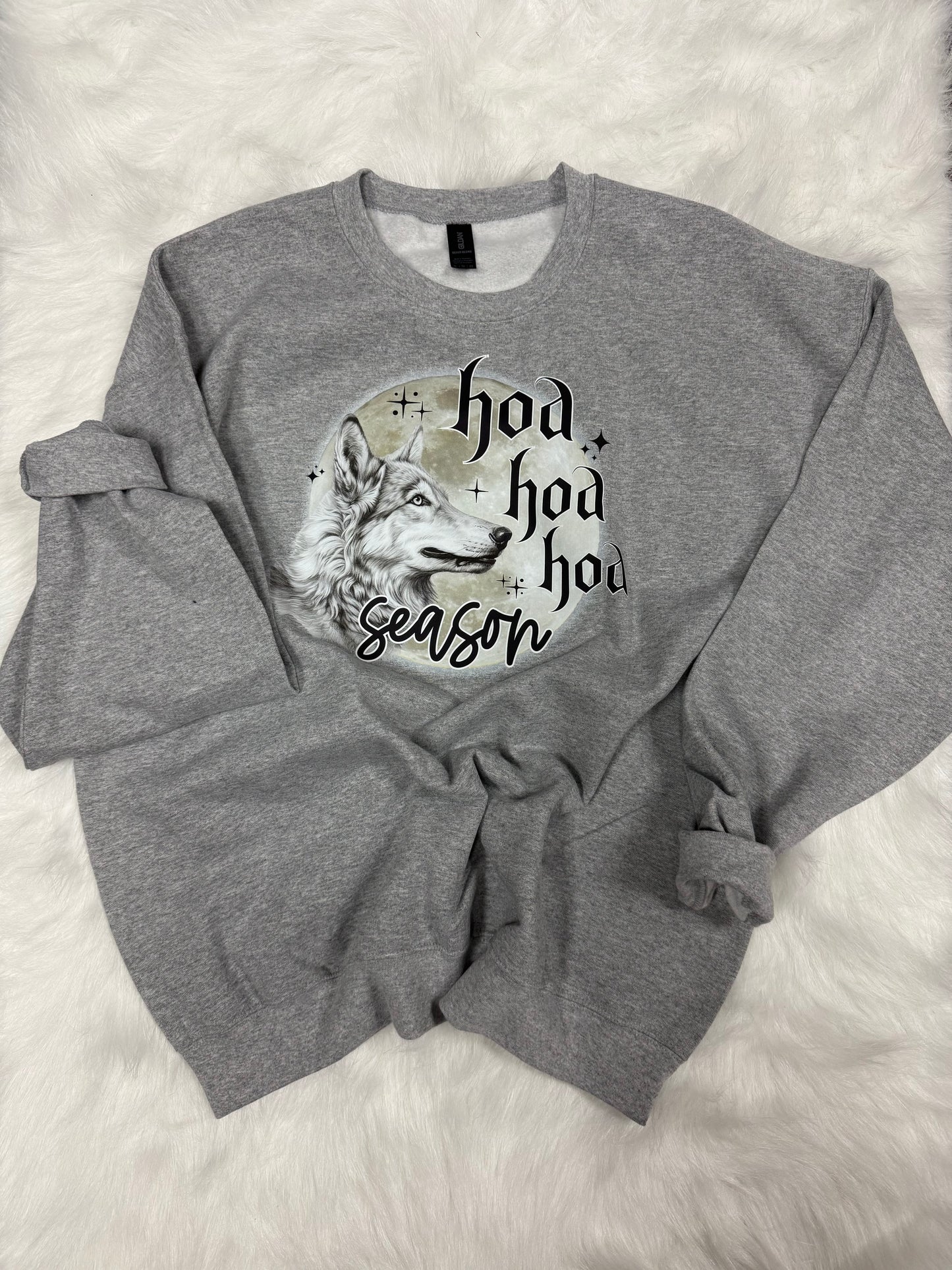 Hoa, hoa, hoa season- crew neck- adult XL