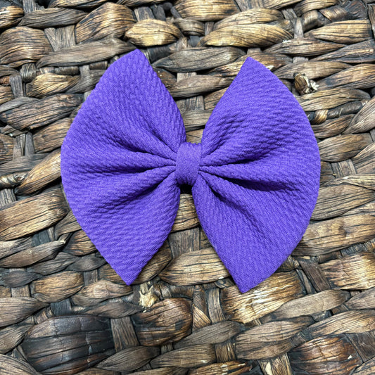 Royal purple regular style bow