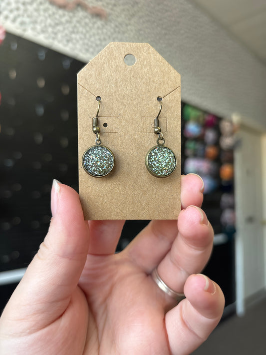Durzy glitter dangle earrings