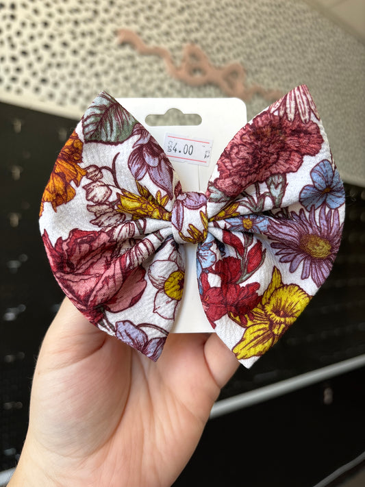 Birth flower- regular bow