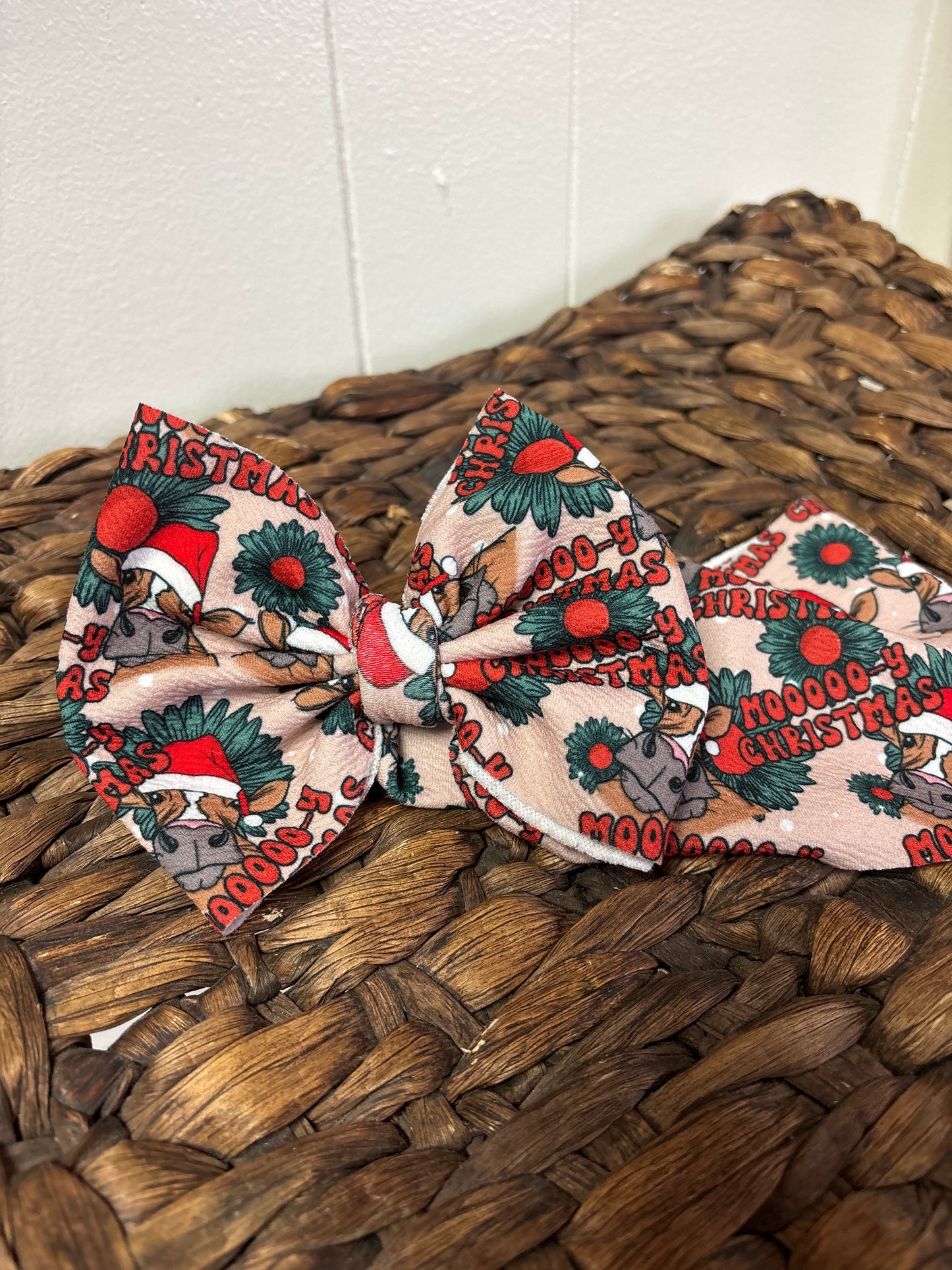 Mooooo-y Christmas regular wrap- toddler