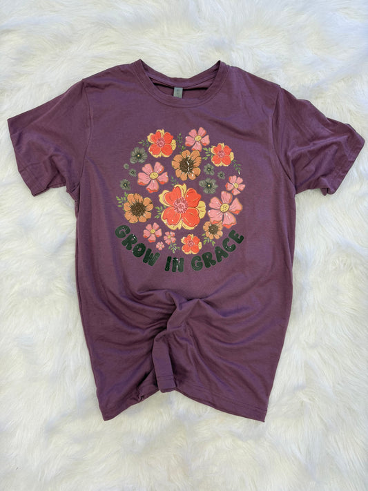 Grow in Grace- tshirt by berk&co- adult small