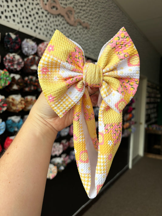 Lemon patchwork basic wrap