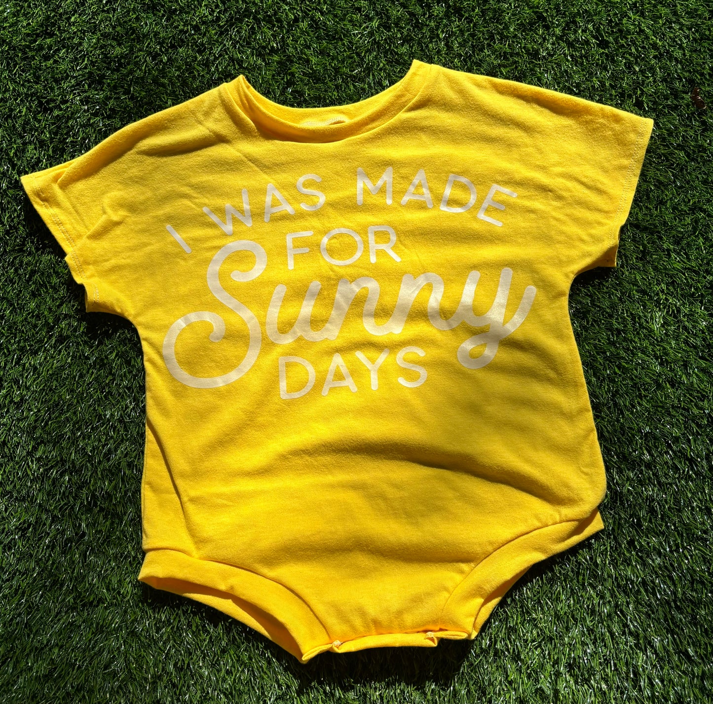 4t sunny days oversized tee romper