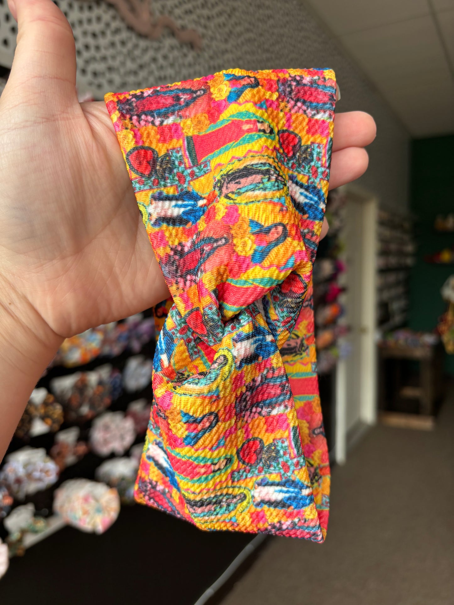 Lady Guadalupe twist wrap