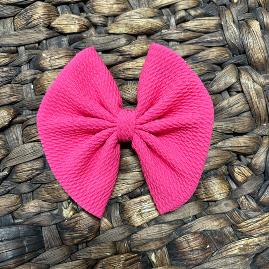 Pink regular style bow