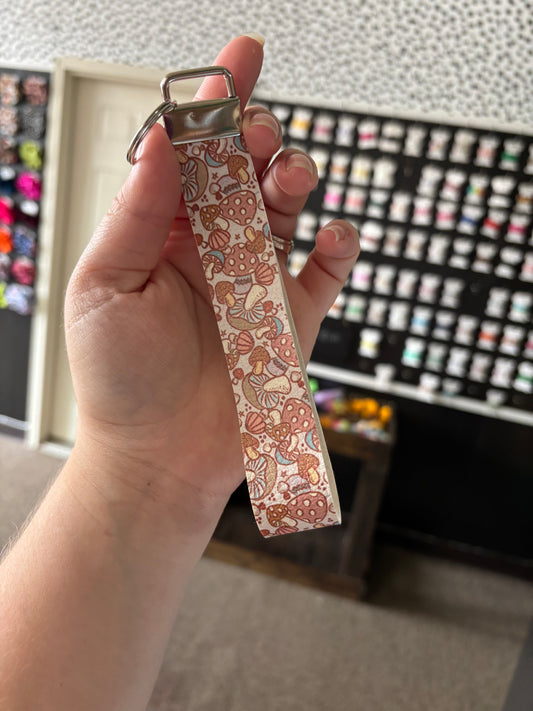 Mushroom key chain