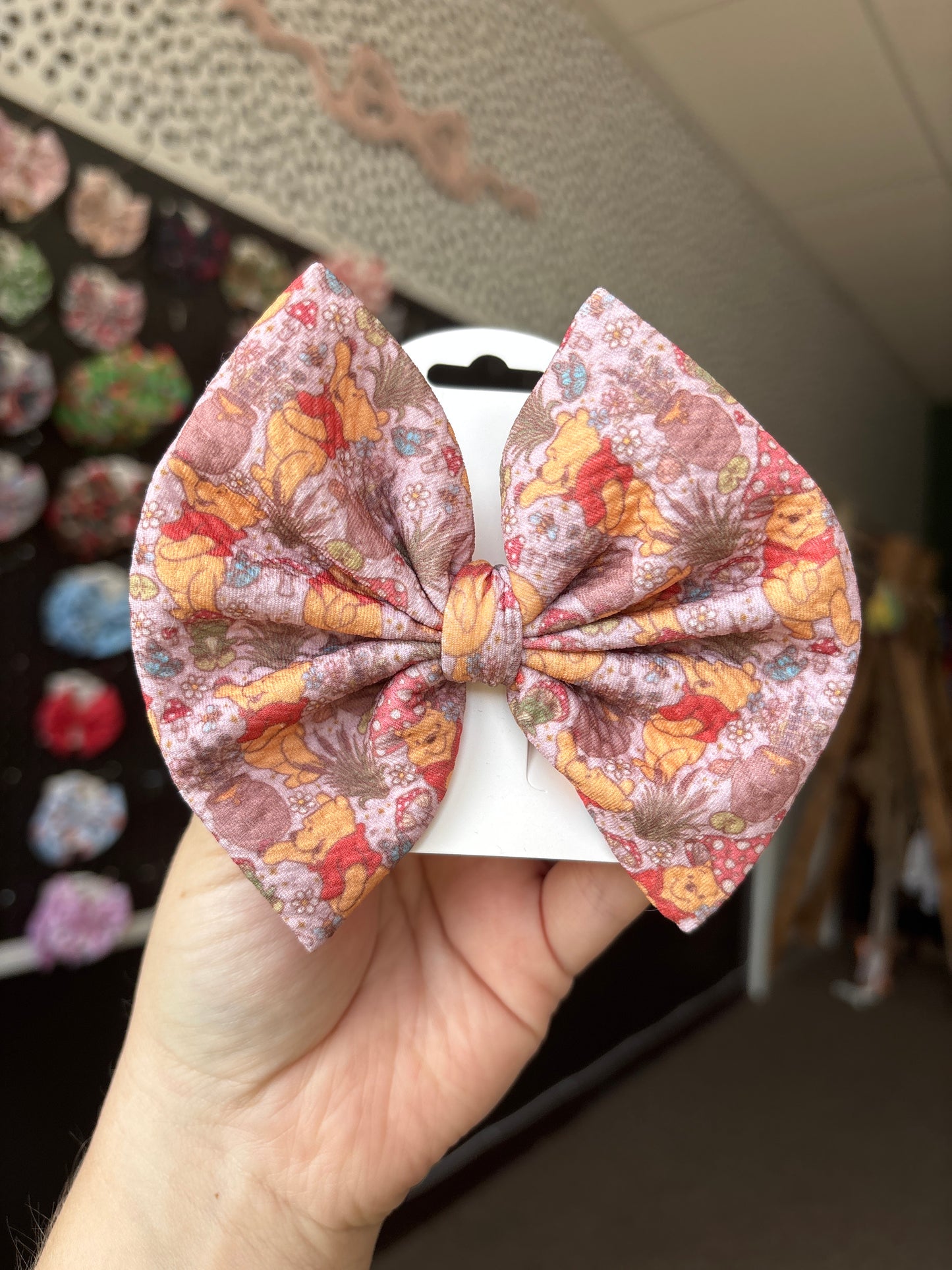Cottagecore bear regular bow
