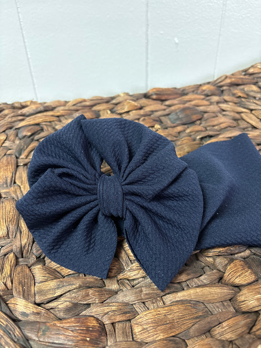 Navy messy wrap-toddler