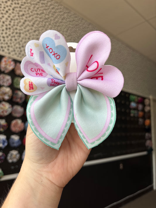 Mint convo hearts sailor bow