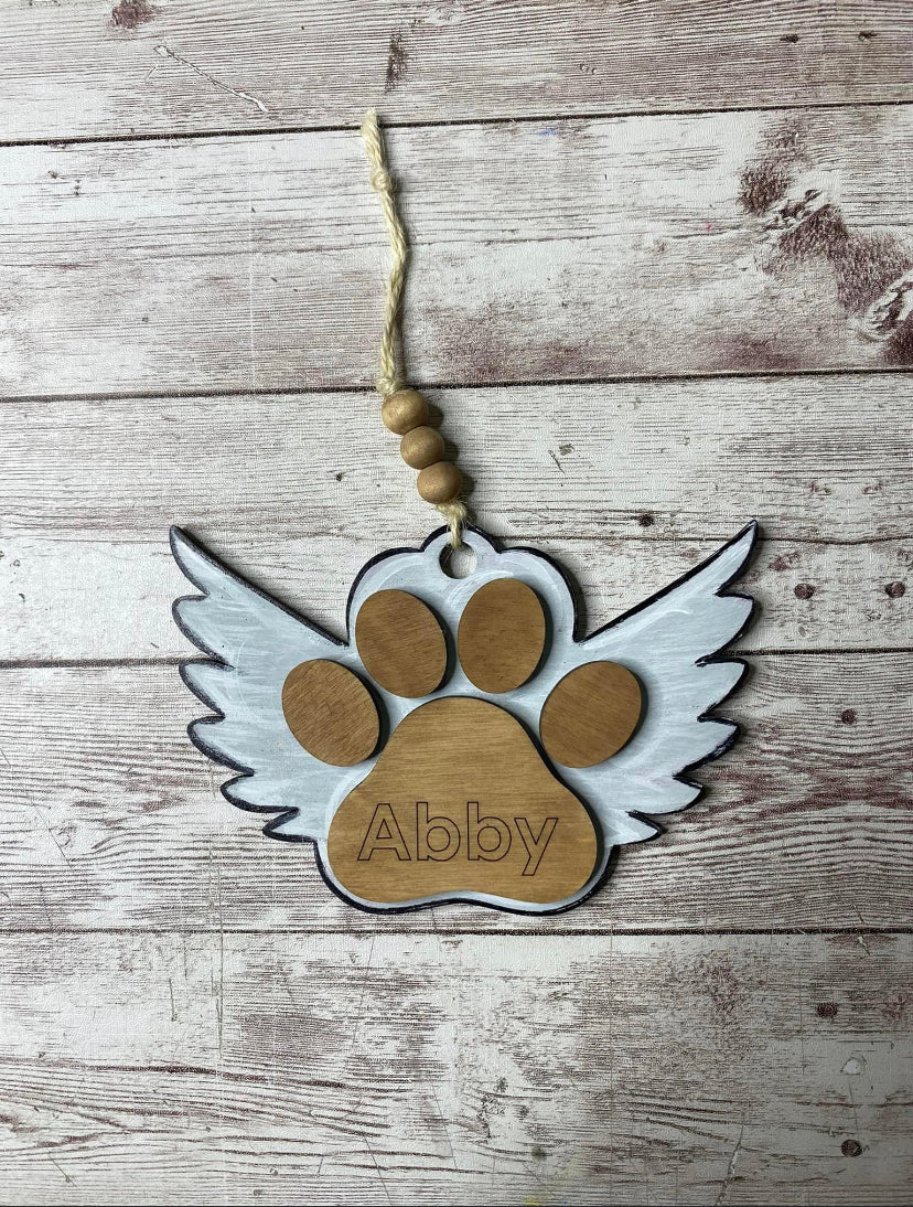 Pet memorial ornament