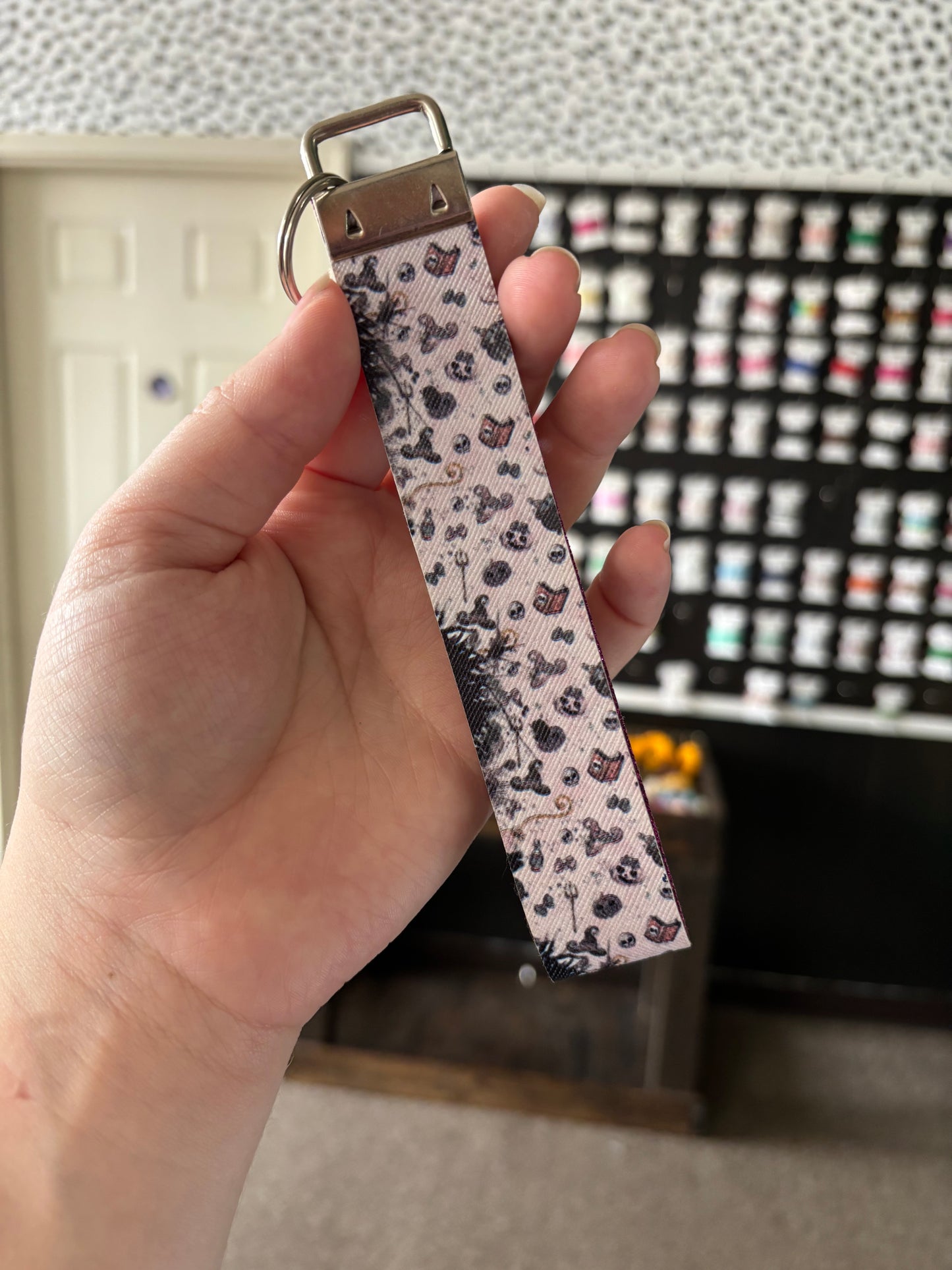 Purple key chain