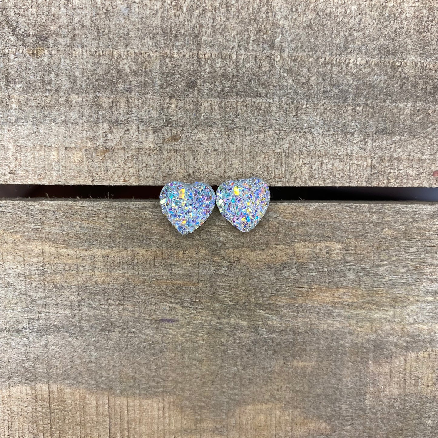 Icy Durzy heart earrings