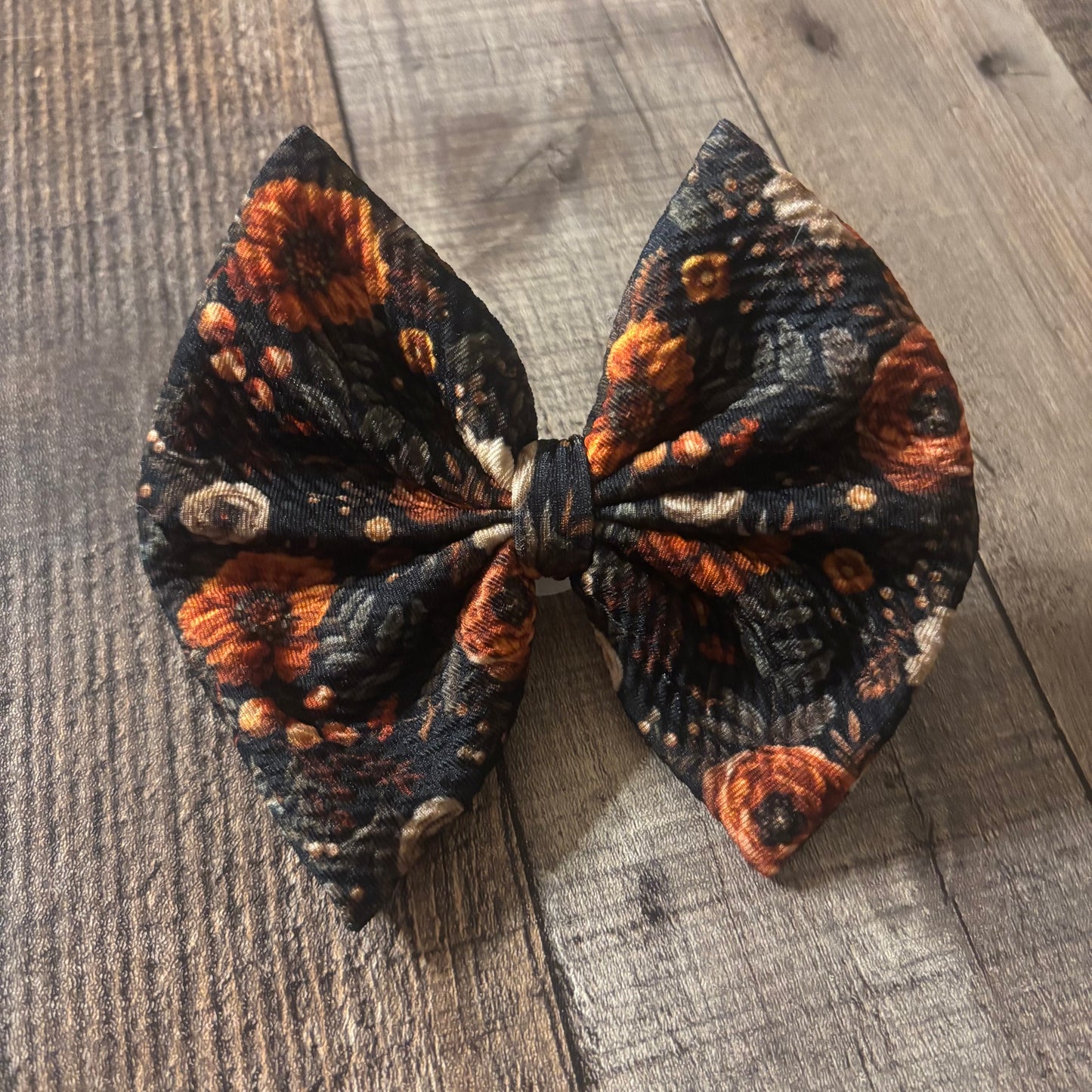 Fall floral- regular bow