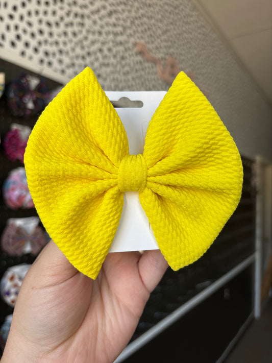 Sun shine yellow regular style bow