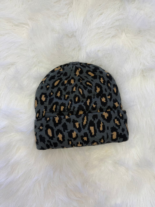 Leopard stocking hat- berk&co