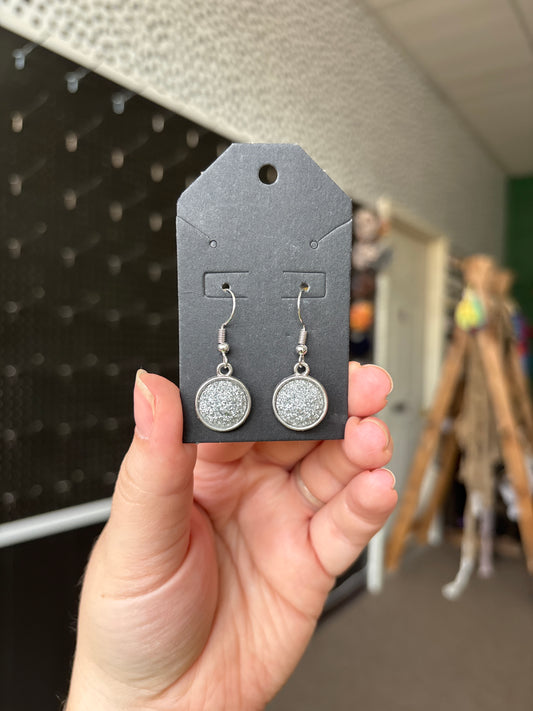 Silver durzy dangle earrings