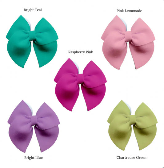 Spring solid color sailor bows