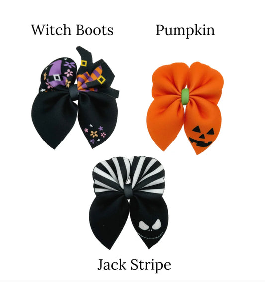 Spooky Halloween bows