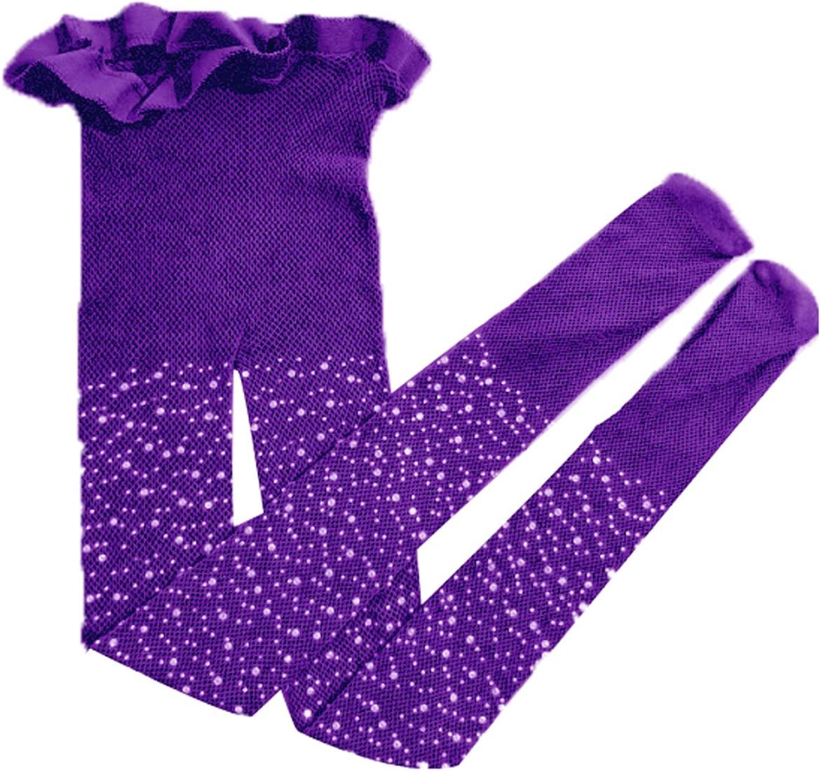 Purple bling tights