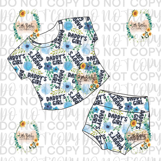 Floral daddy’s girl lounge set-PREORDER